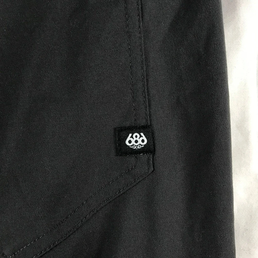 686 Everywhere Pant Relaxed Fit Charcoal Grey Mens 38x34 New NWT KCRGNS07